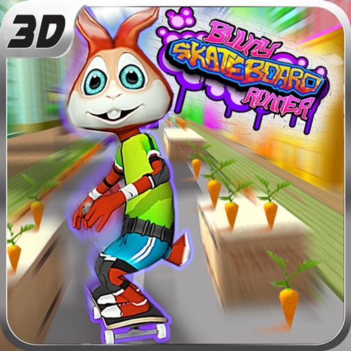 Bunny Skateboard Runner