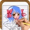 Drawing Anime Fun - this application simulation game where you can learn how to draw Anime and Chibi