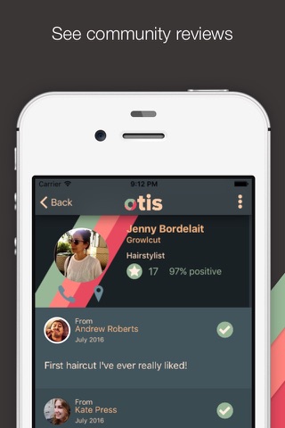 Otis - Find and Rate Professionals screenshot 3