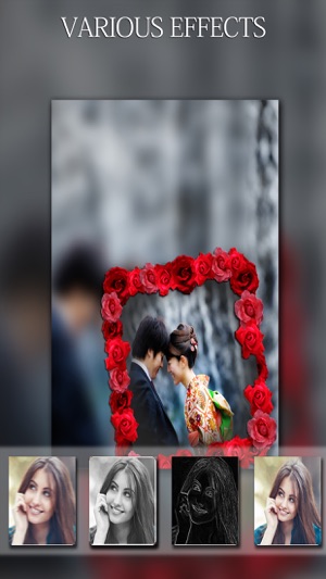 LOVE CAMERA ++ Romantic Photos Effects & Pip Photo Editor(圖2)-速報App