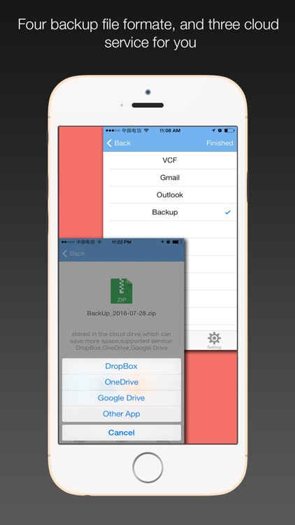 Contacts BackUp Pro- Smart address book manager with groups,backup & duplicate cleanup