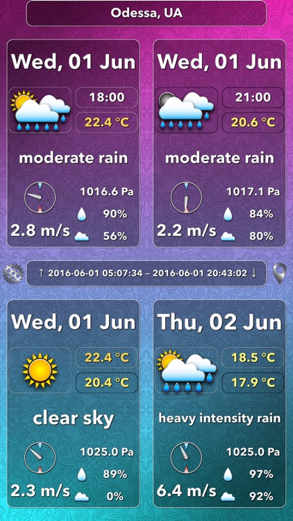 OWeather - weather forecast and weather maps