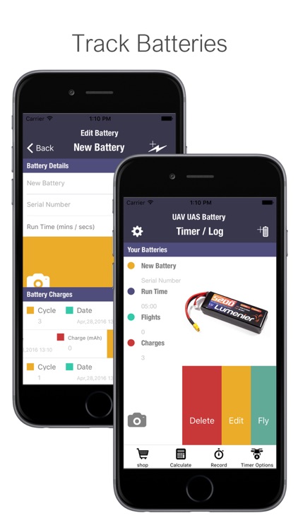 UAV (UAS) Battery Flight Timer / Log