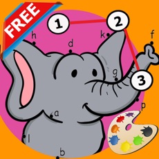 Activities of Animals Dot to Dot Coloring Book - Kids free learning games