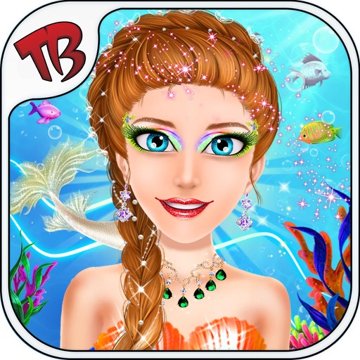 Mermaid Salon Makeover Fun - Ocean Mermaid Salon & Dressup - Water World Makeover