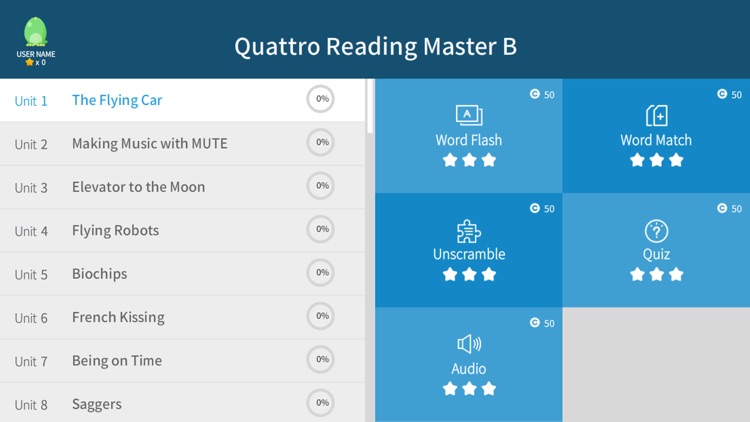 Quattro Reading Master B