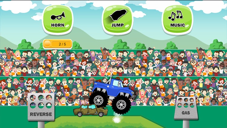 Monster Trucks Game for Toddlers and Kids