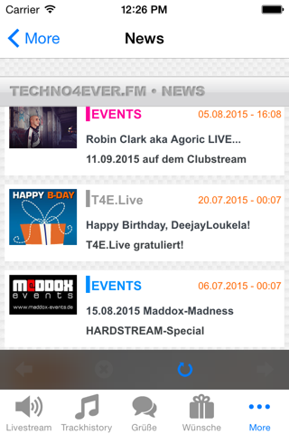 TECHNO4EVER Radio screenshot 4