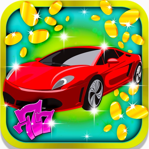 Super Highway Slots: Place a bet on the super car and earn giant casino rewards icon