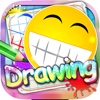 Drawing Desk Smilies : Draw and Paint Coloring Books Cartoon Emoji Edition Free