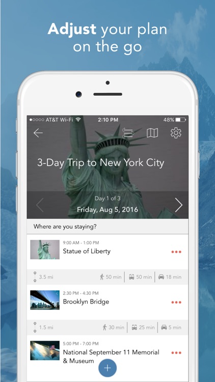RueBaRue: Your Vacation in Minutes