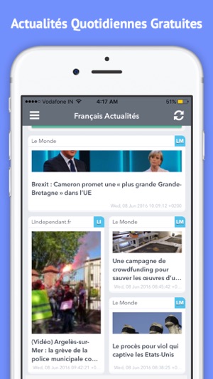 Actualités de France - LeMonde 20 Minutes Lindependant Euro (圖1)-速報App