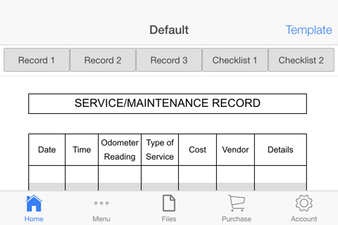 Vehicle Maintenance screenshot 2