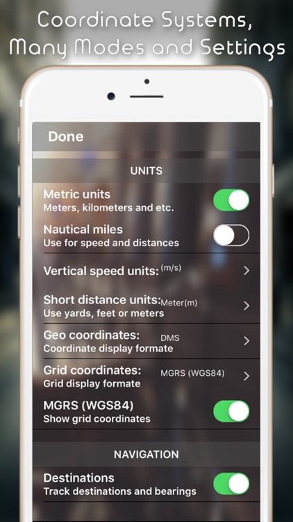 Commander Geocaching Compass GPS Heading screenshot-4