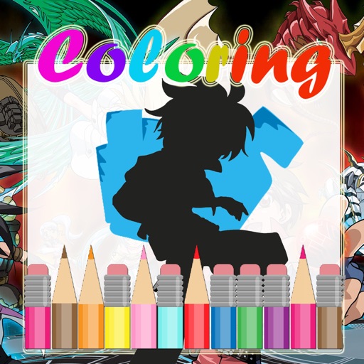 Cartoon Coloring Book Battle Brawlers Bakugan Edition Icon