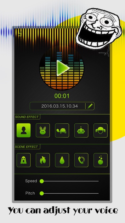 Voice Changer Pro - Prank Sound Effect.s Modifier, Audio Record.er & Play.er for Phone Call screenshot-3