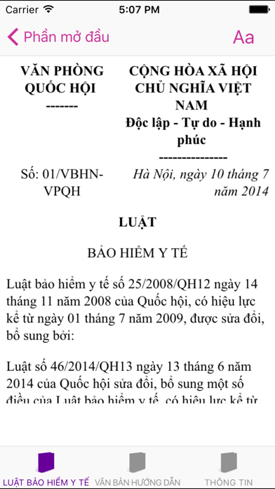 How to cancel & delete Luật Bảo Hiểm Y Tế 2008 from iphone & ipad 2
