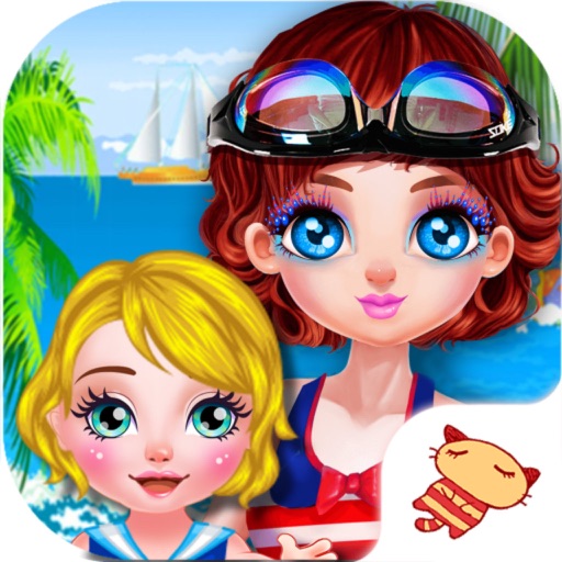 Beach Lady's Sugary Baby - Summer Fantasy&Girls Makeup Salon iOS App