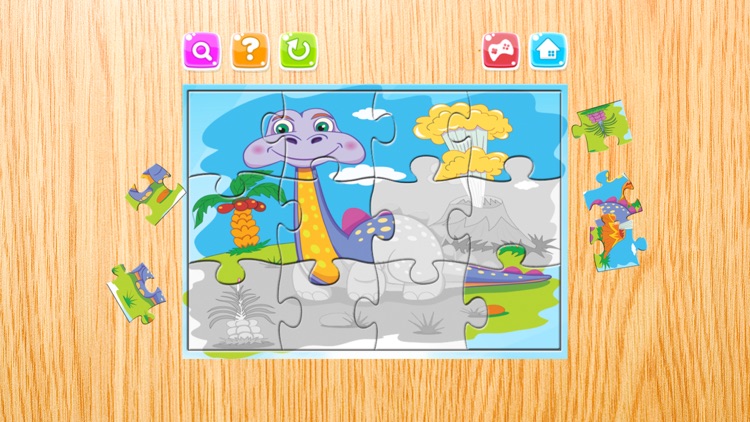 Dino Puzzle Games Free - Dinosaur Jigsaw Puzzles for Kids and Toddler - Preschool Learning Games screenshot-3