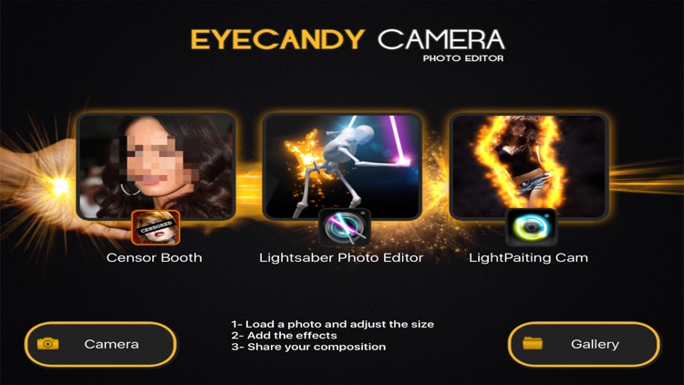 EYE CANDY CAMERA - Magic Photo Editor , Eyecandy Cam Filters & Lens Effects Fx