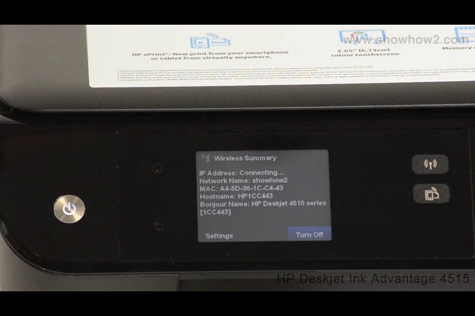 Showhow2 for HP DeskJet 4515 screenshot 2