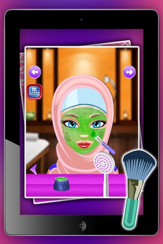 Hijab Girl Spa Salon - make up and dress up for islamic girl screenshot 3