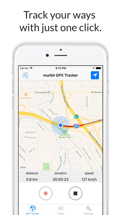 GPX Tracker Pro - Simple GPS Recorder for walking, hiking, biking, driving or cruising.