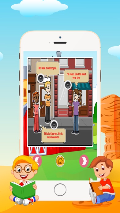 English Conversation Lesson 1 - Listening and Speaking English for kids 1.0 IOS -