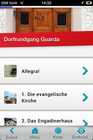 App Dorfrundgang Guarda screenshot 2