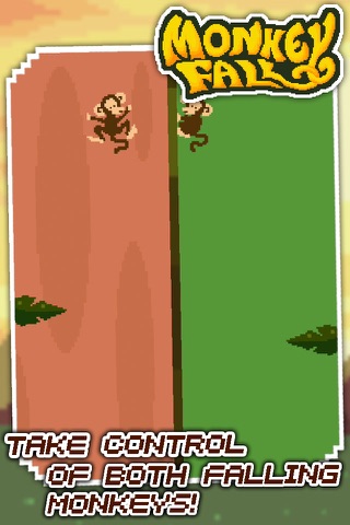 Monkey Fall Free screenshot 2