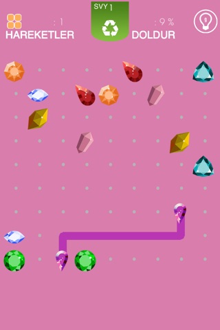 Connect The Jewels - new mind teasing puzzle game screenshot 2