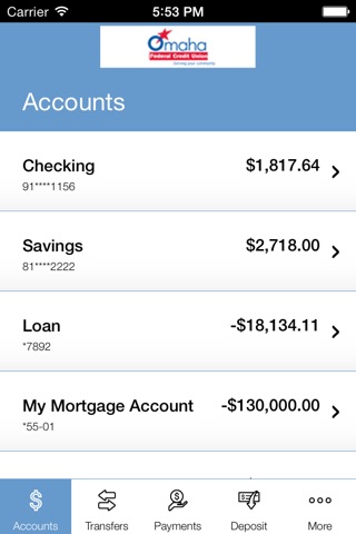 Omaha Federal Credit Union screenshot 3