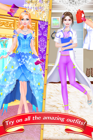 Princess Doctor Care - Royal Hospital Beauty Salon: Girls SPA, Makeup & Dressup Makeover Game screenshot 4