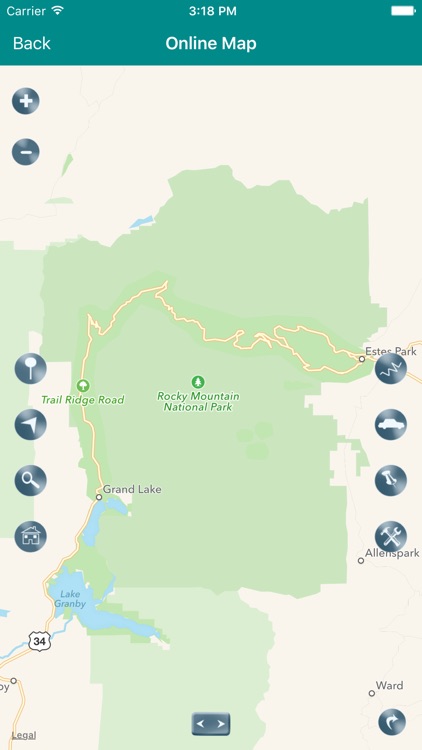 Rocky Mountain National Park Map screenshot-4