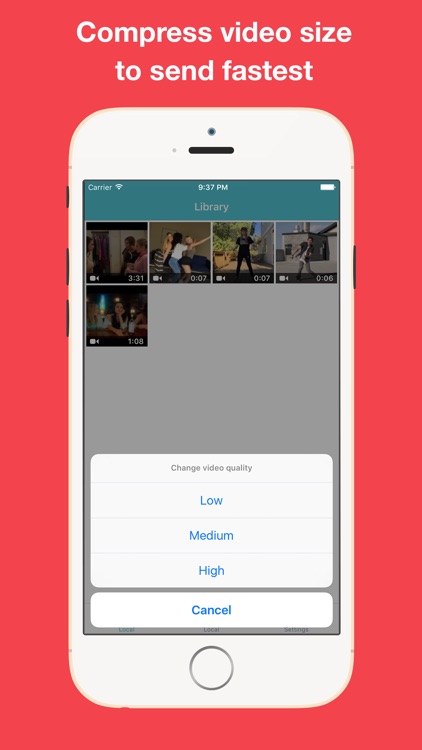 Video Compressor - Reduce video size to sync cloud