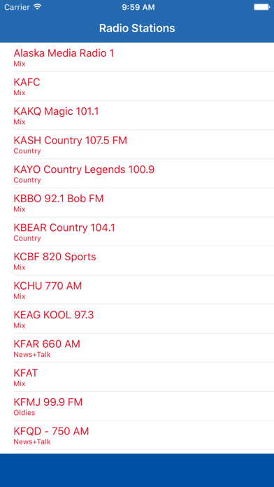 How to cancel & delete Radio Alaska FM - Streaming and listen to live online music, news show and American charts from the USA from iphone & ipad 1