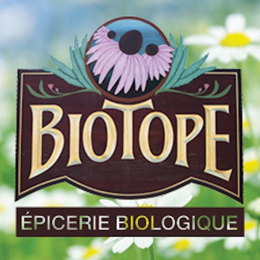 Biotope Épicerie Biologique Aliments Santé Bistro Organic Grocery Store Health Food Icon