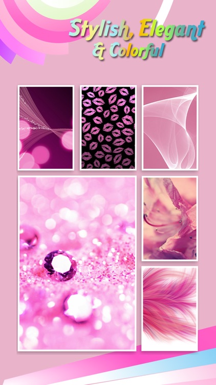 Pink Live Wallpapers,Retina Lock Screen Themes & Girly Backgrounds HD screenshot-3