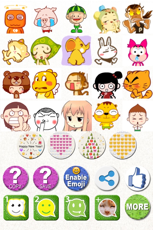 Stickers Free2 -Gif Photo for WhatsApp,WeChat,Line,Snapchat,Facebook,SMS,QQ,Kik,Twitter,Telegram screenshot 2