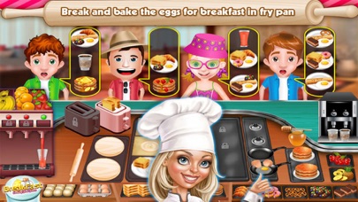 How to cancel & delete Breakfast Kitchen Food Fever Cooking Game from iphone & ipad 4