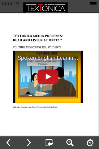 ENGLISH ESL READ & LISTEN AT ONCE! DAILY CONVERSATIONS screenshot 2