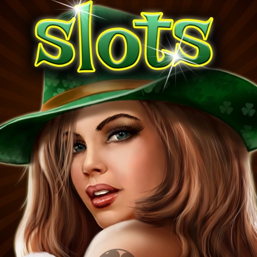 Irish Leprechaun Girl Pot of Gold Slots Pro iOS App