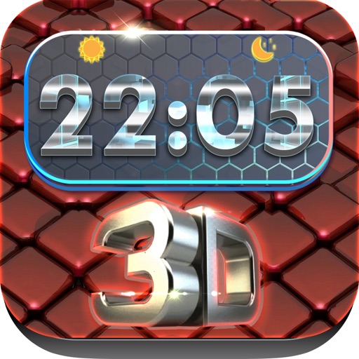 iClock – 3D : Alarm Clock Wallpaper, Frames and Quotes Maker For Pro icon