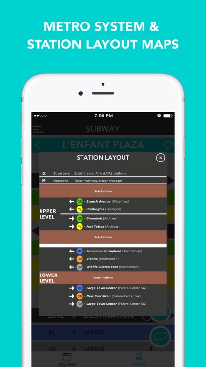 CitySlqr: DC Metro WMATA Transit & Travel App screenshot-4