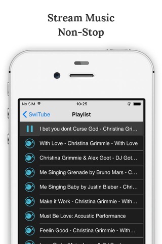 SwiMusic - for Christina Grimmie screenshot 3