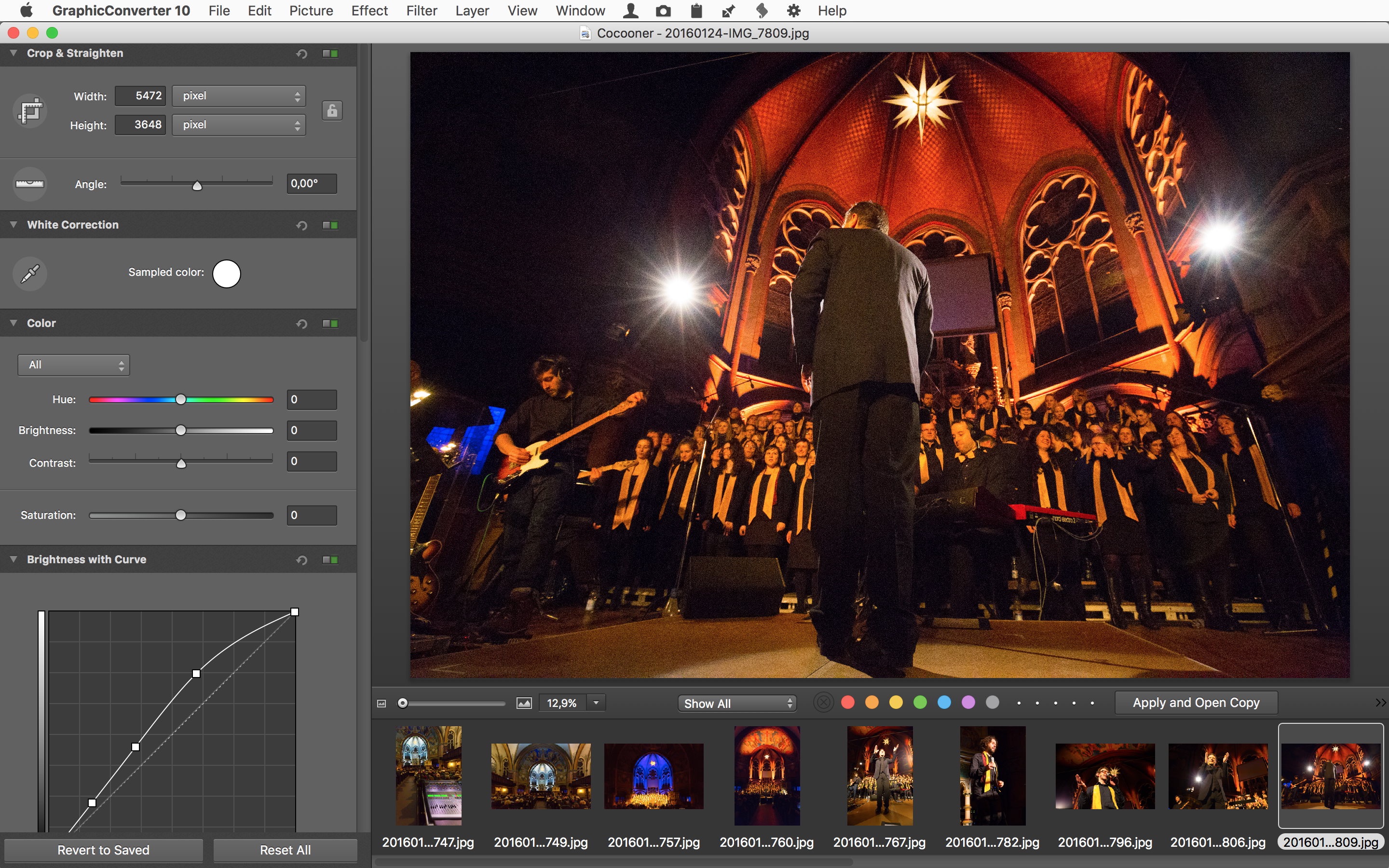 Screenshot do app GraphicConverter 10
