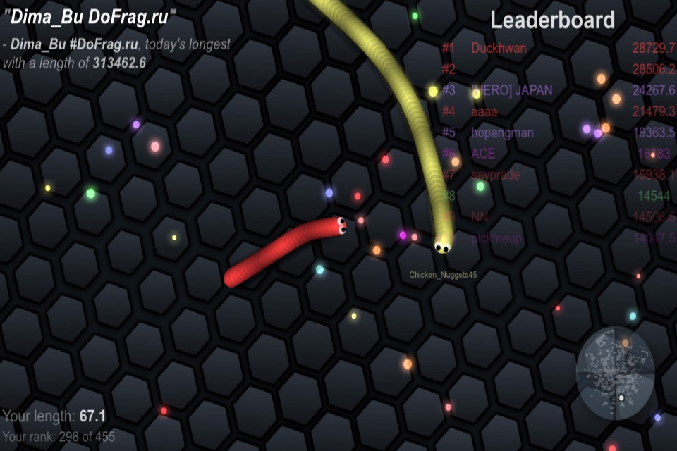 Slither Editor - Unlocked Skin and Mod Game Slither.io screenshot 2