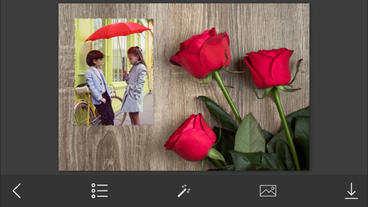 Rose Flowers Photo Frame - Make Awesome Photo using beautiful Photo Frames