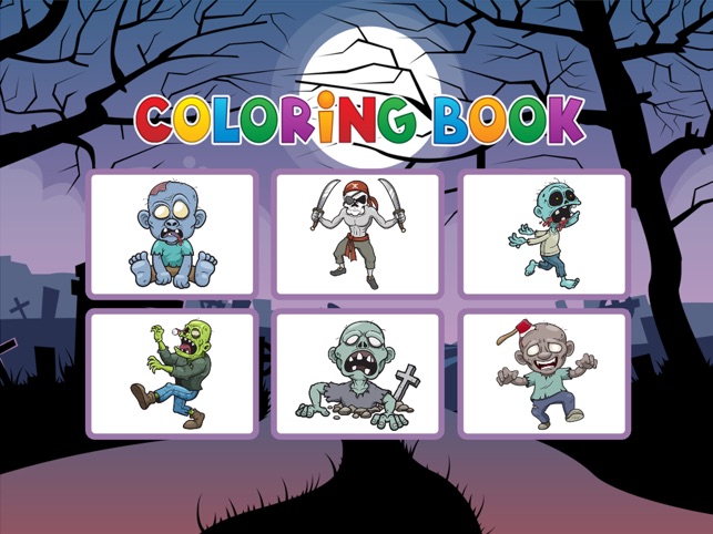 Download Zombie Coloring Book Painting Game For Kids On The App Store