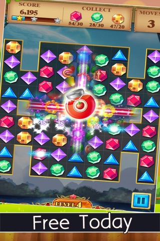 Cute Jewels Star Match 3 Free 2016 Edition screenshot 2